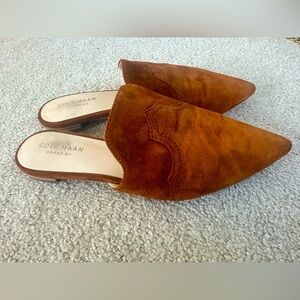 Cole Haan Loafer Mule - Camel Suede